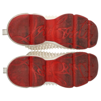 Christian Louboutin Spike Low-Top Sneakers White Size 10