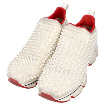 Christian Louboutin Spike Low-Top Sneakers White Size 10