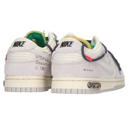 NIKE OFF-WHITE Dunk Low The 50 Lot 20 White Gray Size 8