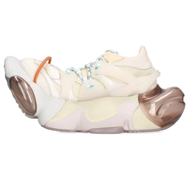 grounds CRYSTAL BIG BOY Volume Sole Sneakers Beige Size 10