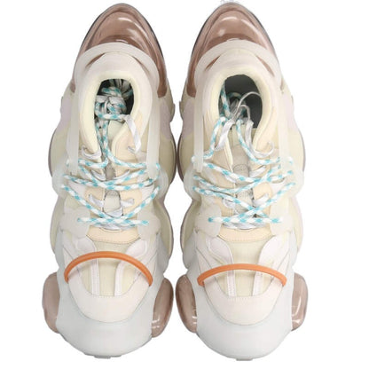 grounds CRYSTAL BIG BOY Volume Sole Sneakers Beige Size 10