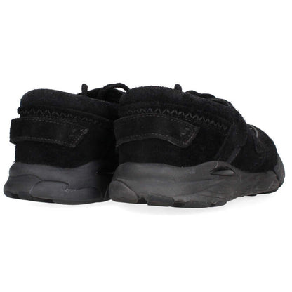 THE SALVAGES Suede Low-Cut Sneakers Black Size 7.5