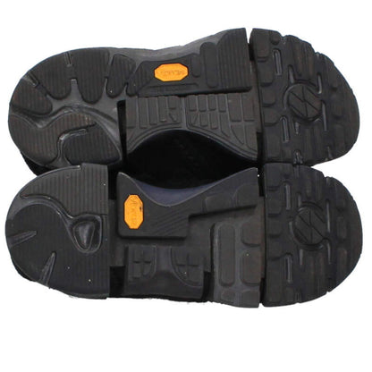 THE SALVAGES Suede Low-Cut Sneakers Black Size 7.5