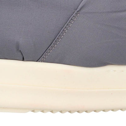 DRKSHDW PUFFER SLIP ON Fur Sneakers Gray x White Size 43