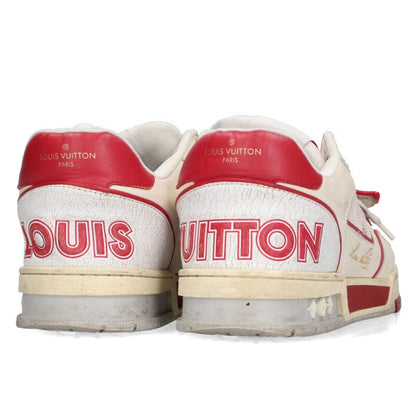 Louis Vuitton LV Sneakers White x Red Size 7