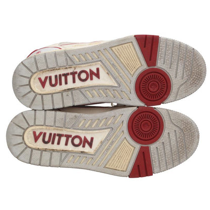 Louis Vuitton LV Sneakers White x Red Size 7