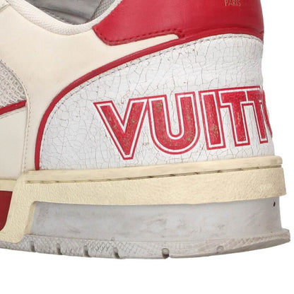 Louis Vuitton LV Sneakers White x Red Size 7