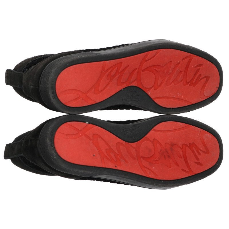 Christian Louboutin Rhinestone Sneakers Black Size EU 42
