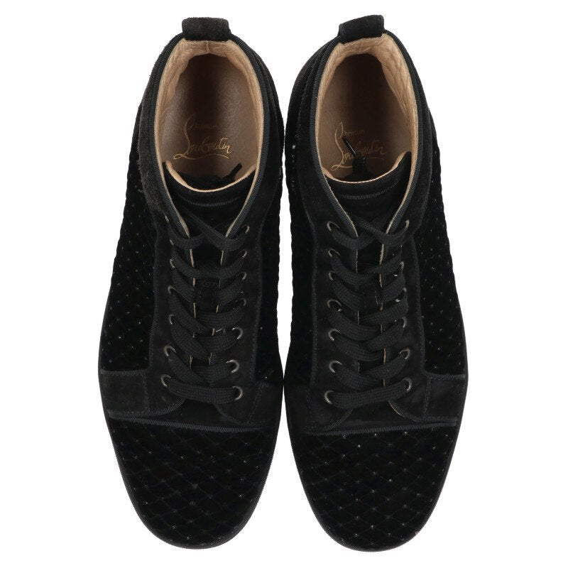 Christian Louboutin Rhinestone Sneakers Black Size EU 42