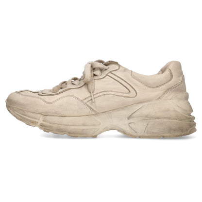 GUCCI Distressed Sneakers White Size 7
