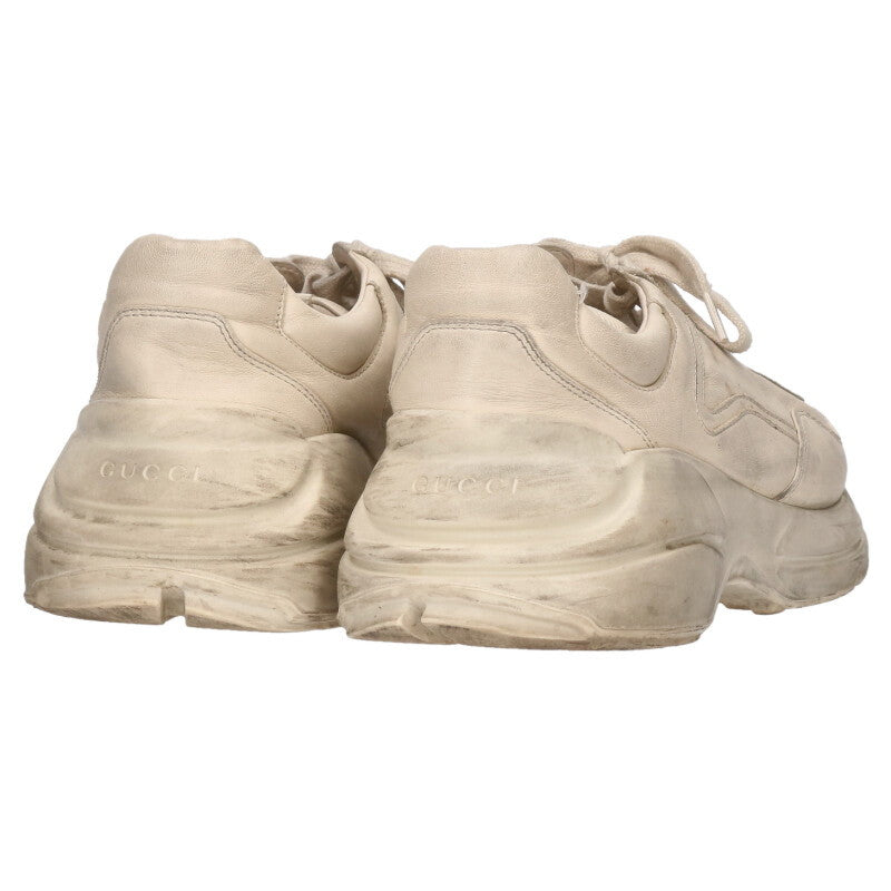 GUCCI Distressed Sneakers White Size 7