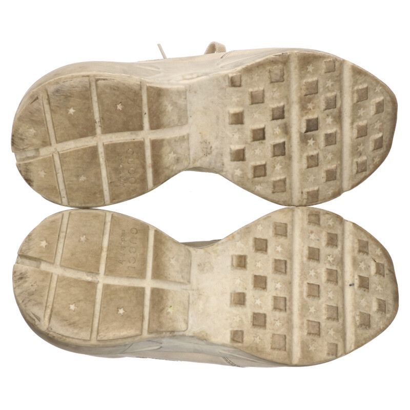 GUCCI Distressed Sneakers White Size 7