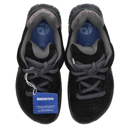 BIRKENSTOCK 1774 Suede Low-Cut Sneakers Black Size 7.5