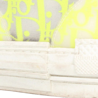 DIOR B23 Oblique High-Top Sneakers Yellow Size 9.5