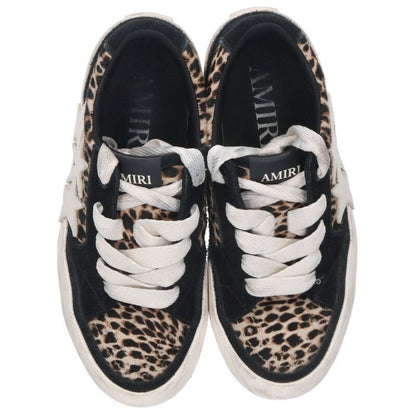 Amiri SUNSET SKATE LOW HARAKO leopard Sneakers Black x Beige x White Size 43