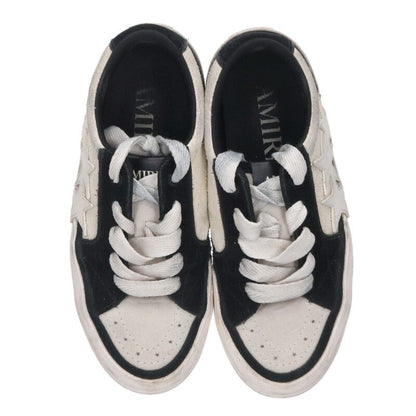 Amiri SUNSET SKATE LOW Leather Sneakers White x Black Size 43