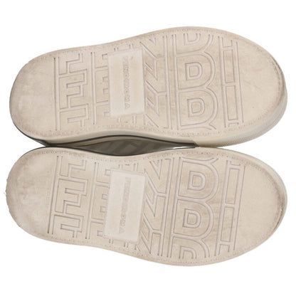 FENDI x Marc Jacobs FF Logo Canvas Platform White Size 5