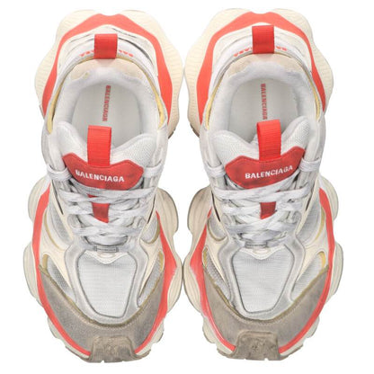 BALENCIAGA Cargo Sneakers White/Red Size 7.5