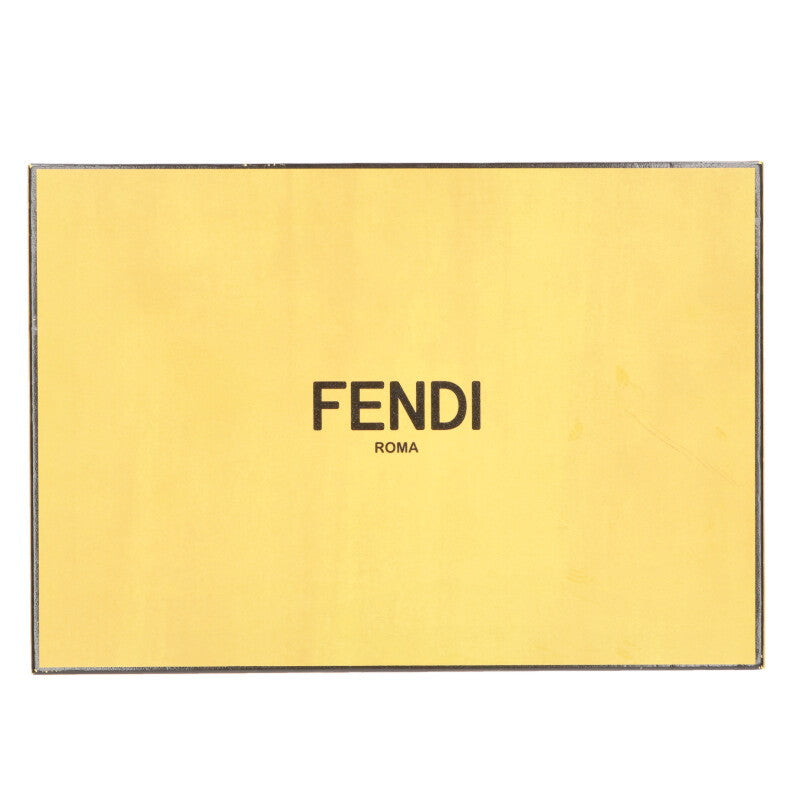 FENDI FF Logo Sock Sneakers Navy/Brown Size 7