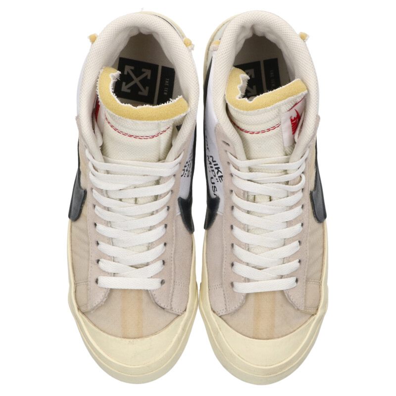 NIKE OFF-WHITE Sneakers White x Black Size 25.5cm