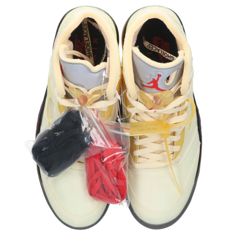 NIKE OFF-WHITE Sneakers White x Red Size 29cm