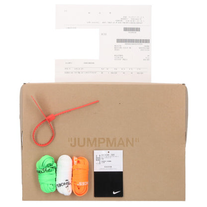 NIKE OFF-WHITE Air Jordan 1 Leather Red/White Size 8