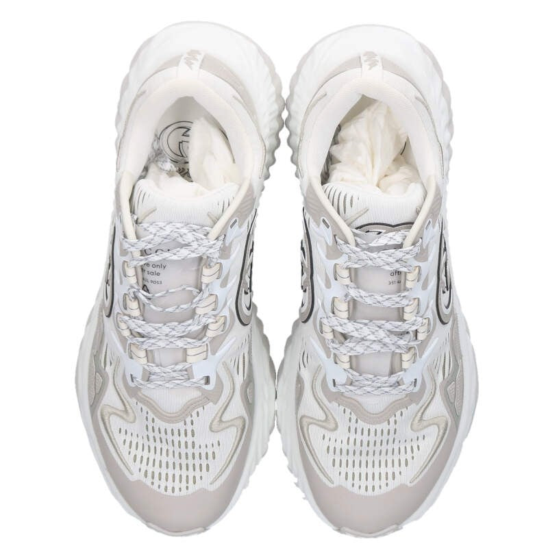 GUCCI RIPPLE Low-Cut Sneakers White & Gray Size 10