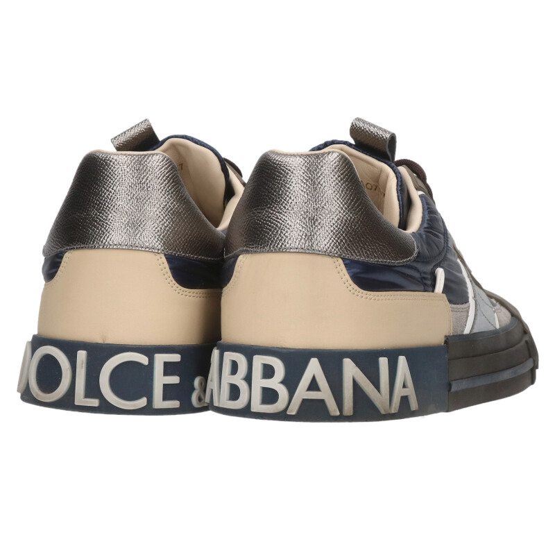 DOLCE & GABBANA 2ZERO CUSTOM Low-Cut Sneakers Multi Size 12