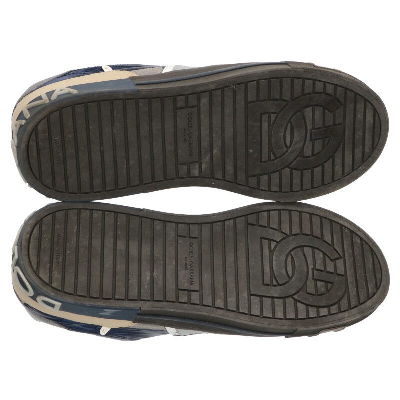 DOLCE & GABBANA 2ZERO CUSTOM Low-Cut Sneakers Multi Size 12