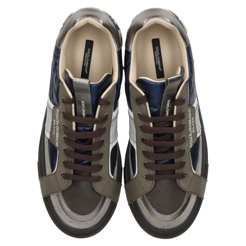 DOLCE & GABBANA 2ZERO CUSTOM Low-Cut Sneakers Multi Size 12
