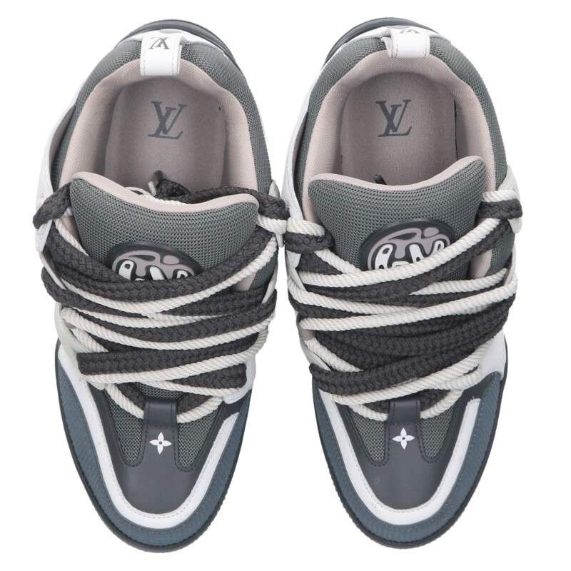 Louis Vuitton LV Sneakers Gray x Black Size 7