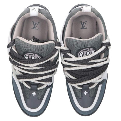 Louis Vuitton LV Sneakers Gray x Black Size 7