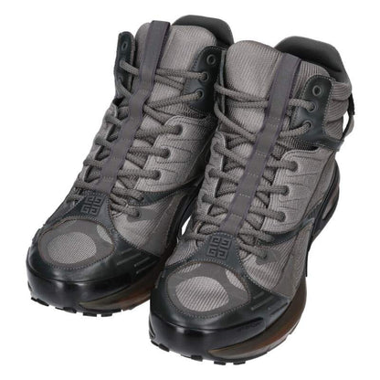 GIVENCHY GIV1 TR Technical High-Cut Sneakers Gray Size 10.5