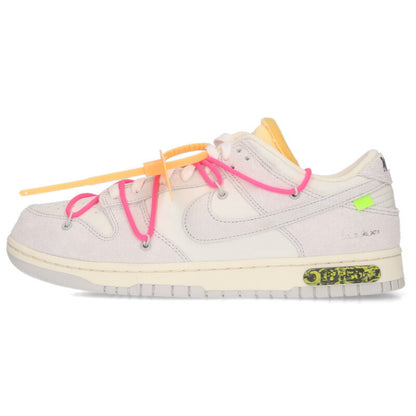 NIKE OFF-WHITE DUNK LOW "The 50" Leather Multi Size 13