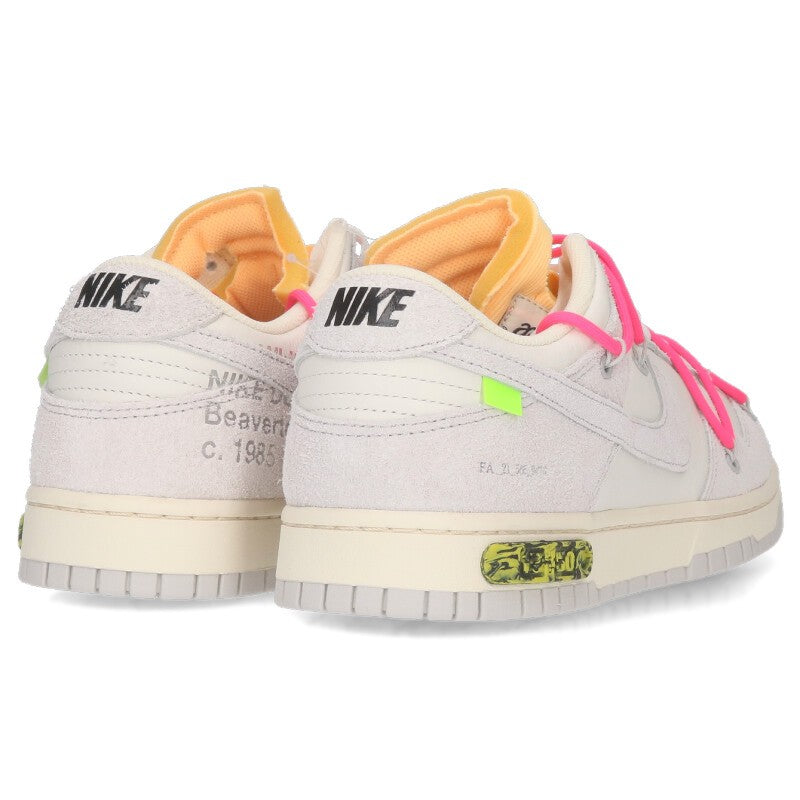 NIKE OFF-WHITE DUNK LOW "The 50" Leather Multi Size 13