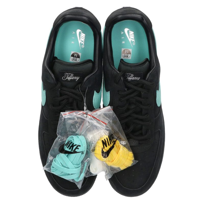 TIFFANY&Co x NIKE AIR FORCE 1 LOW Black & Blue Size 32