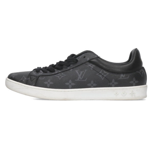 Louis Vuitton Leather Sneakers Black x White Size 7