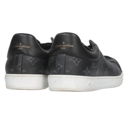 Louis Vuitton Leather Sneakers Black x White Size 7