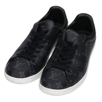 Louis Vuitton Leather Sneakers Black x White Size 7