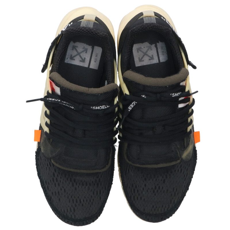 NIKE OFF-WHITE Air Presto Black White Size 9