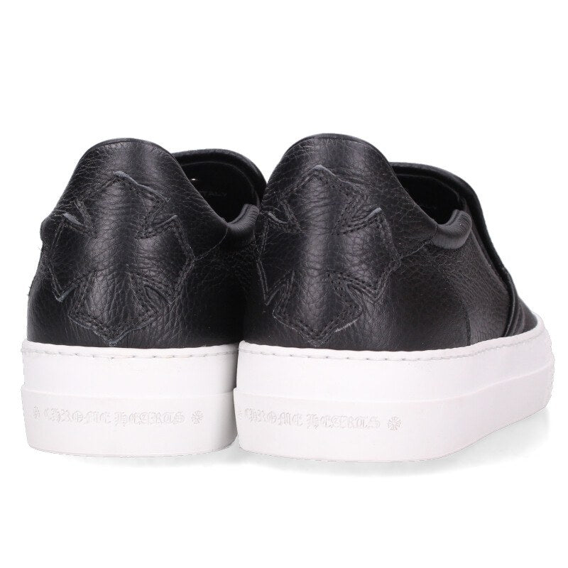 Chrome Hearts SLIP ON BLK CALF Dagger Leather Size 5.5