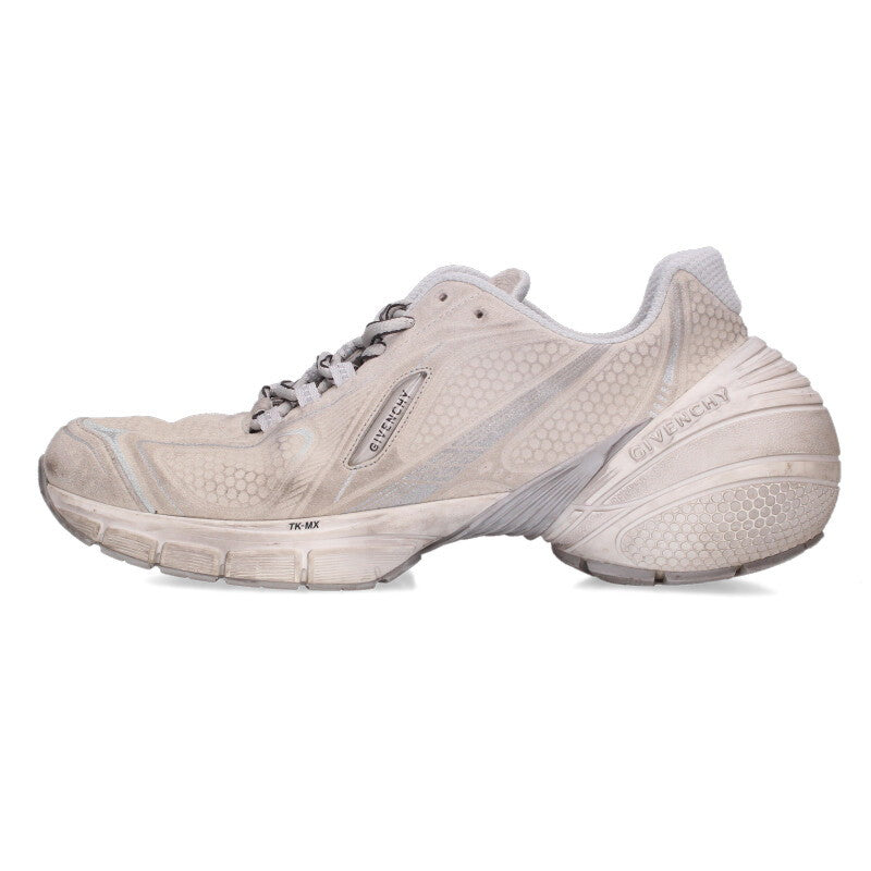 GIVENCHY Suede Low Top Sneakers Gray Size 8.5