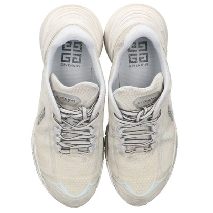 GIVENCHY Suede Low Top Sneakers Gray Size 8.5