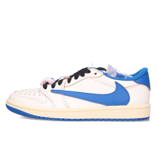 Travis Scott x Fragment x Nike AJ1 Low Blue White Size 6.5