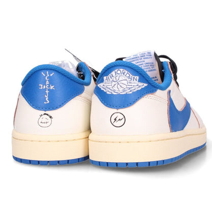 Travis Scott x Fragment x Nike AJ1 Low Blue White Size 6.5