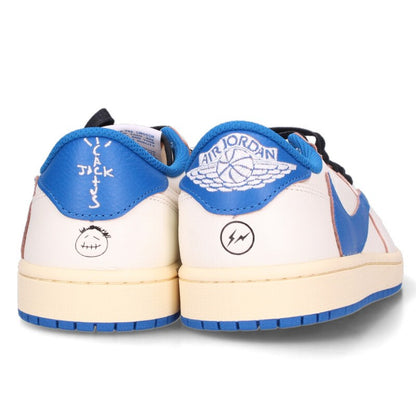 Travis Scott x Fragment x Nike AJ1 Low Blue White Size 8