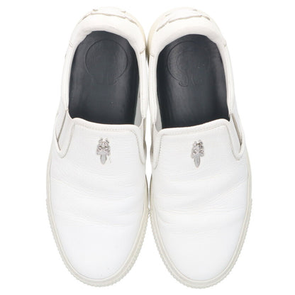 Chrome Hearts SLIP ON BLK CALF CH+ Dagger Patch Size 5
