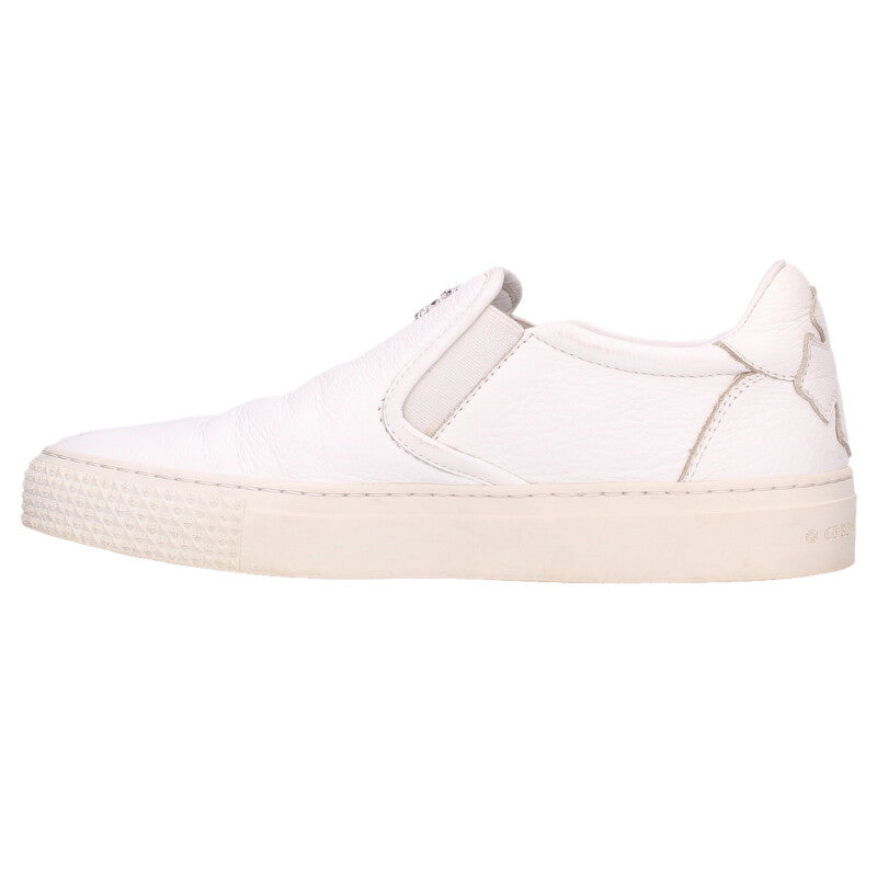 Chrome Hearts SLIP ON BLK CALF CH+ Dagger Patch Size 5