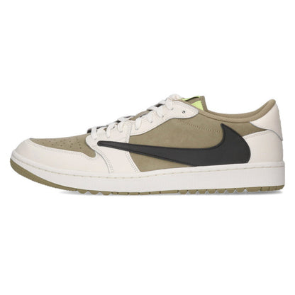 Travis Scott Air Jordan 1 Golf Neutral Olive Size 33