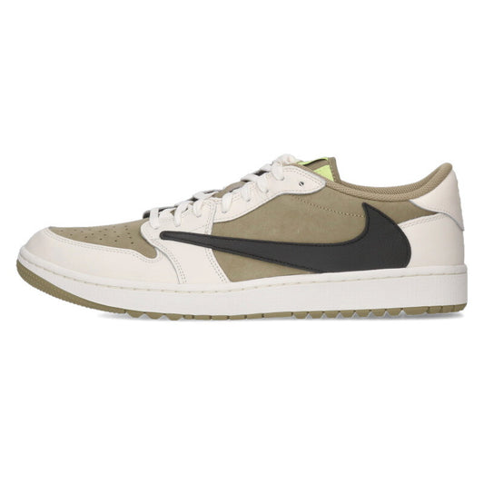 Travis Scott Air Jordan 1 Golf Neutral Olive Size 33